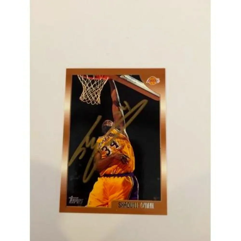 1999 Topps Shaquille O'Neal Los Angeles Lakers IP Autograph #175 (035)